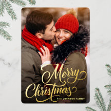 FOTO Sparkle Frohe Weihnachtsgrüße Gold