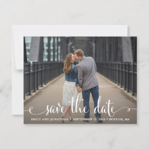 Foto Speichern Sie die Datumskarten-Landschaft, Ru Save The Date