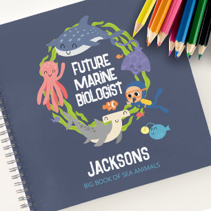Foto-Spiralblock für zukünftige Meeresbiologen Notizbuch