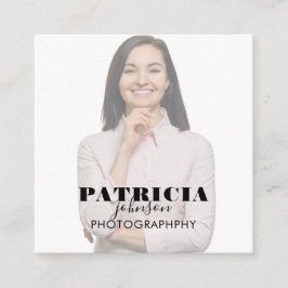 Foto Square Business Card Quadratische Visitenkarte