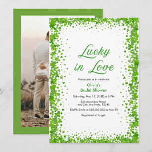 Foto St. Patrick's Day Lucky in Love Brautparty Einladung