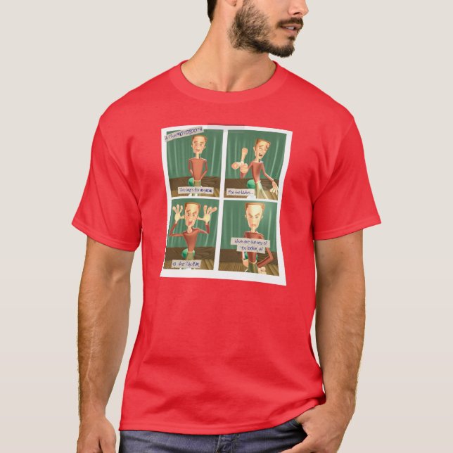 Foto-Stand-Goldgrube T-Shirt (Vorderseite)