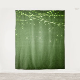 Foto-Standbackfrop-Tapisserie des grünen Glitzer Wandteppich