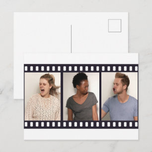 Foto-Standfolienstreifen Fotografie nach Maß Postkarte