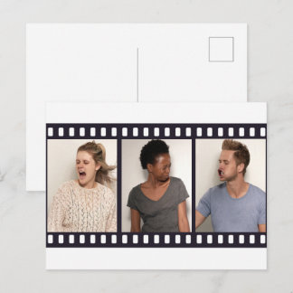 Foto-Standfolienstreifen Fotografie nach Maß Postkarte