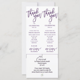 Foto-Standrahmen-Beilagen | Pinsel (Pflaume / Lila