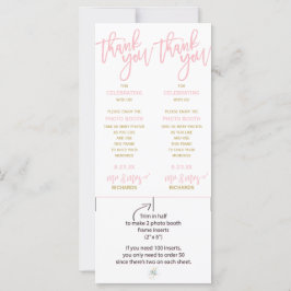 Foto-Standrahmen-Beilagen | Pinsel (Rosa und Gold)