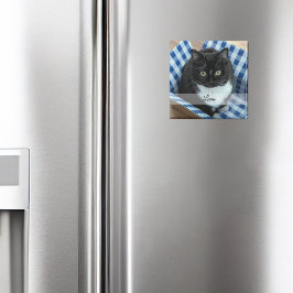 Foto Sticker mit Namen Magnet