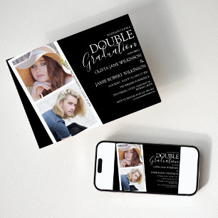 Foto-Streifen Gemeinsame Abschluss-Einladung Einladung