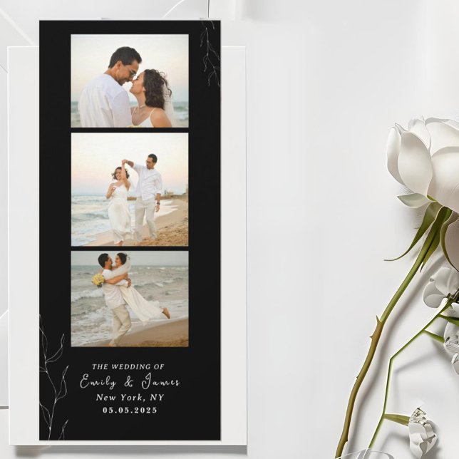 Foto Strip Minimalistisch Event Hochzeit Save The Date (Von Creator hochgeladen)