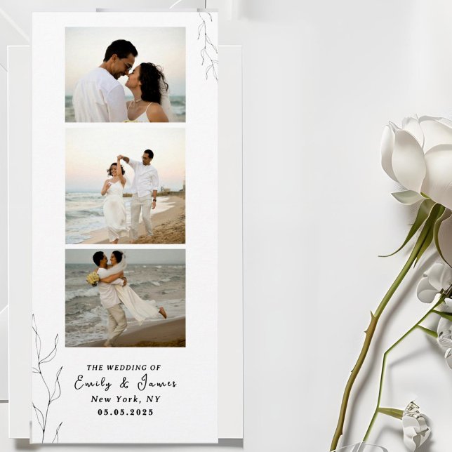 Foto Strip Minimalistisch Event Hochzeit Save The Date (Von Creator hochgeladen)