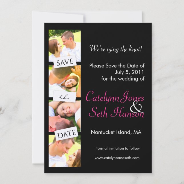 Foto Strip Save the Date! Save The Date (Vorderseite)
