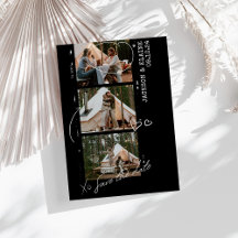 Foto Strip Trendy Modernes Foto Hochzeit