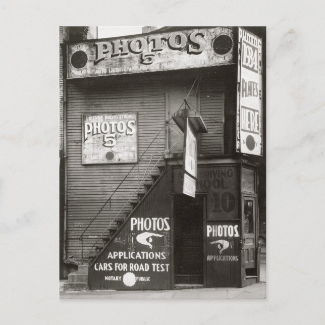 Foto Studio, 1934 Postkarte (Vorderseite)