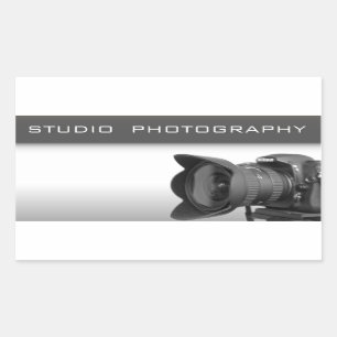 Foto Studio Rechteckiger Aufkleber