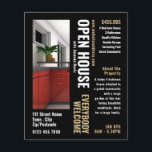 Foto Style Realtor Open House Werbung Flyer<br><div class="desc">Foto Style Realtor Open House Werbung Flyer durch den Business Card Store.</div>