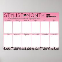 Foto Stylist Mitarbeiter der Monatsanerkennung