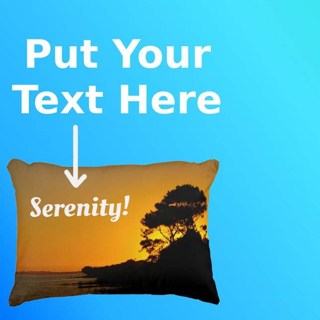 Foto "Sunset Sky Black Silhouette Trees" Dekokissen (Front with Background)