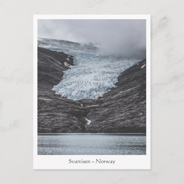 Foto Svartisen Glacier Postkarte (Vorderseite)
