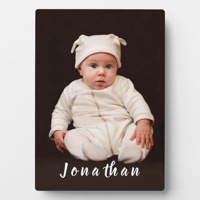 Foto Tabletop Plaque mit Easel Fotoplatte (Vorderseite)