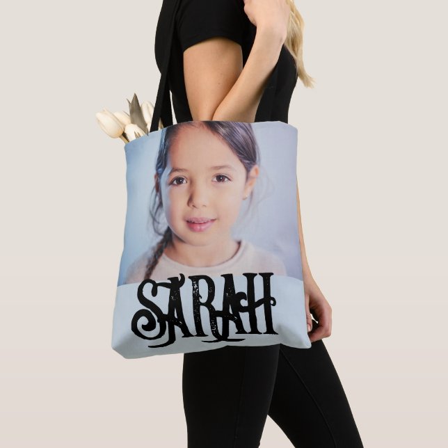 FOTO TASCHE CUSTOM PERSONALISIERT IHR KIND (Von Nahem)