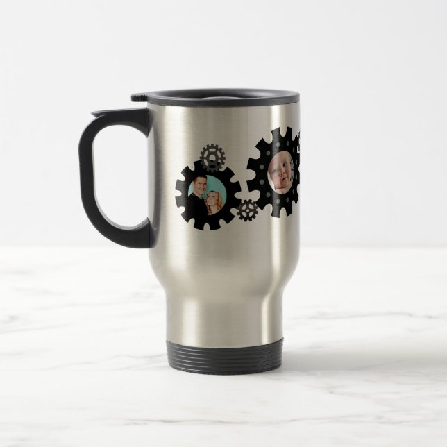 Foto-Tasse der Gang-4 Reisebecher (Links)