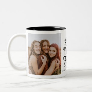 Foto-Tasse der geerbten Freunde Zweifarbige Tasse