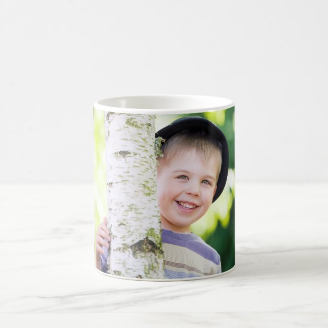 Foto-Tasse für benutzerdefinierte Kinderfamilien Kaffeetasse (Mittel)