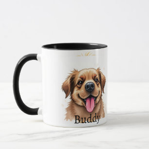 Foto-Tasse mit Haustiernamen, einfache moderne Typ Tasse