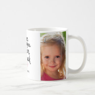 Foto-Tasse Mondund Rückseite  Valentines Tages Kaffeetasse