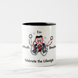 Foto-Taucher-Kaffee-Tasse Zweifarbige Tasse