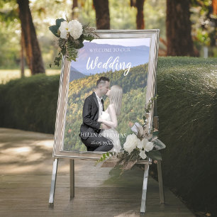 Foto Template Wedding Welcome Sign Poster