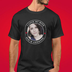 Foto Textherz I Liebe Meine Phantastische Ehefrau T-Shirt