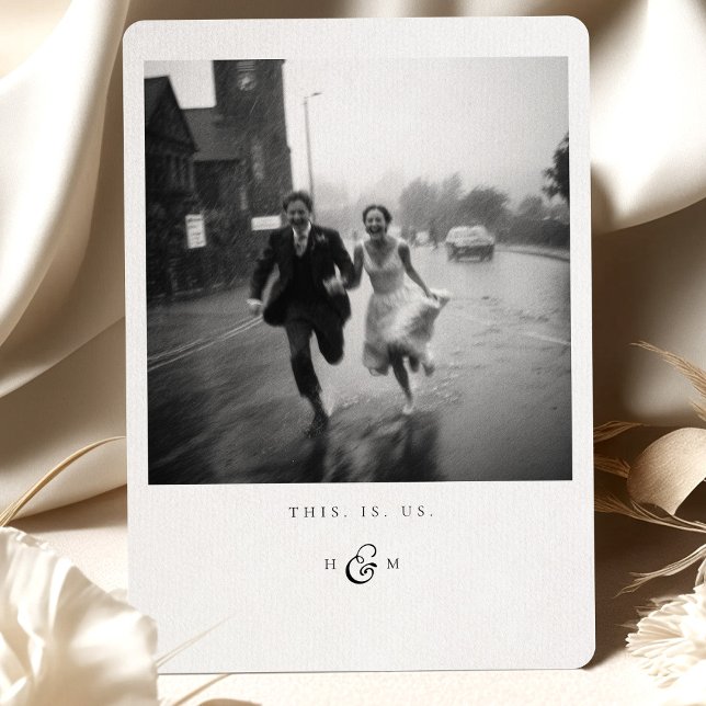 Foto "This is us" Danke Karte (Von Creator hochgeladen)