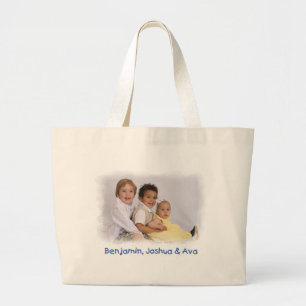 Foto Tote Bag - kundenspezifisch Personalisiert Jumbo Stoffbeutel
