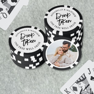 Foto Trinkmünze Hochzeit Pokerchips