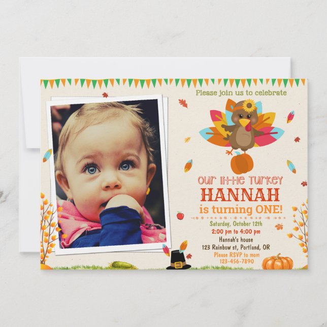 Foto Türkei Einladung zum Geburtstag Türkei (Vorderseite)