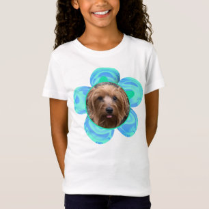 Foto Türkis Blume Personalisiert T-Shirt
