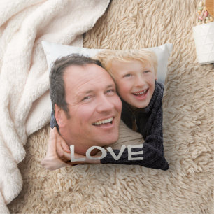 Foto Typografie Liebe Kissen