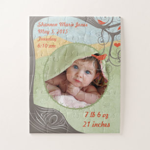 Foto und Geburtsstatistiken Ihres Babys Wald Baum
