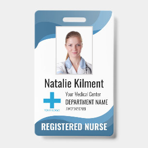 Foto und ID des personalisierten Krankenhauses für Ausweis
