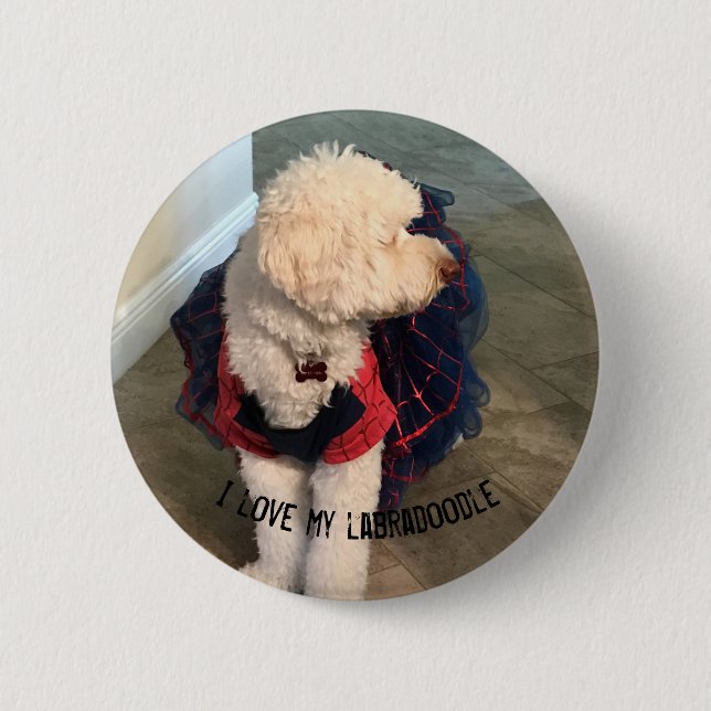 Foto und Kostenvoranschlag für Haustiere Button (Vorderseite)