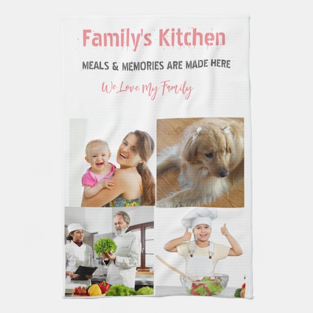 Foto und moderne Typografie Küchentücher (Vertikal)