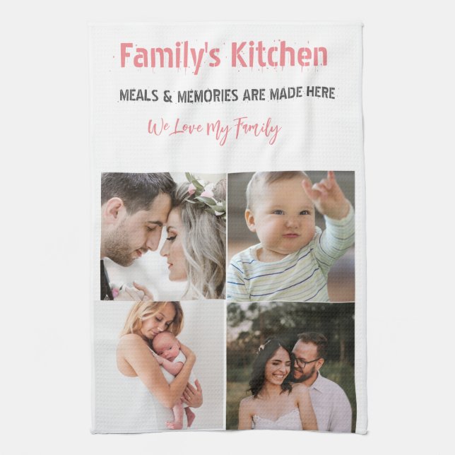 Foto und moderne Typografie Küchentücher (Vertikal)