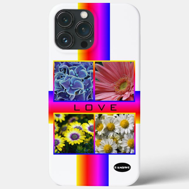 Foto und Monogram Handy Fall HAMbyWG Case-Mate iPhone Hülle (Rückseite)