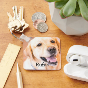 Foto und Name Personalisiert Schlüsselanhänger