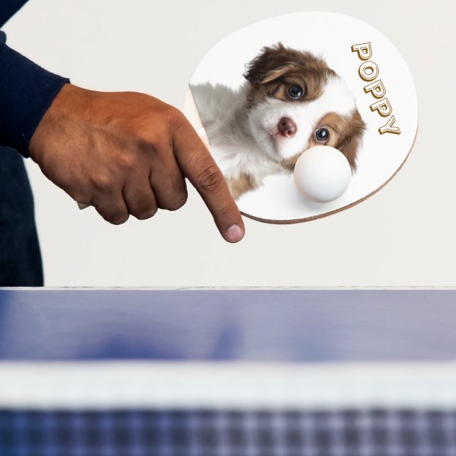 Foto und Name Ping Pong Paddle Tischtennis Schläger (InSitu)