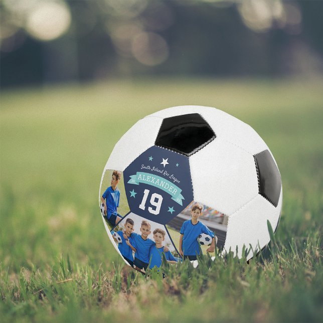 Foto und Nummer des personalisierten Spielers Fußball (Von Creator hochgeladen)