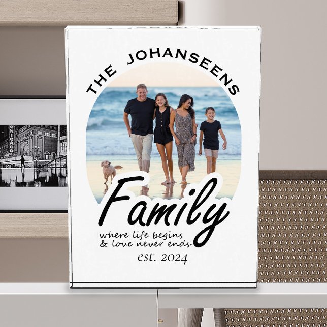Foto- und Schreibnamensgeschenk für Liebe und Lebe Fotoblock (Von Creator hochgeladen)