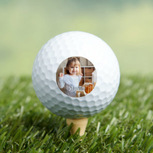 Foto und Skriptname Ihres Kindes Golfball